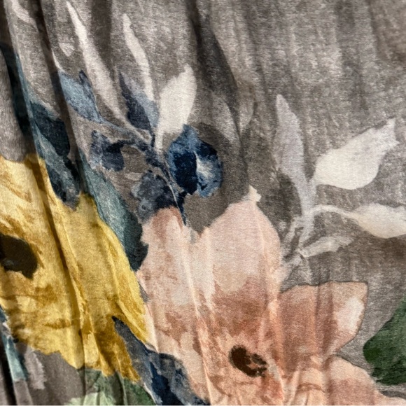 World Market Grey Floral Embroidered Maxi Dress - Picture 6 of 8